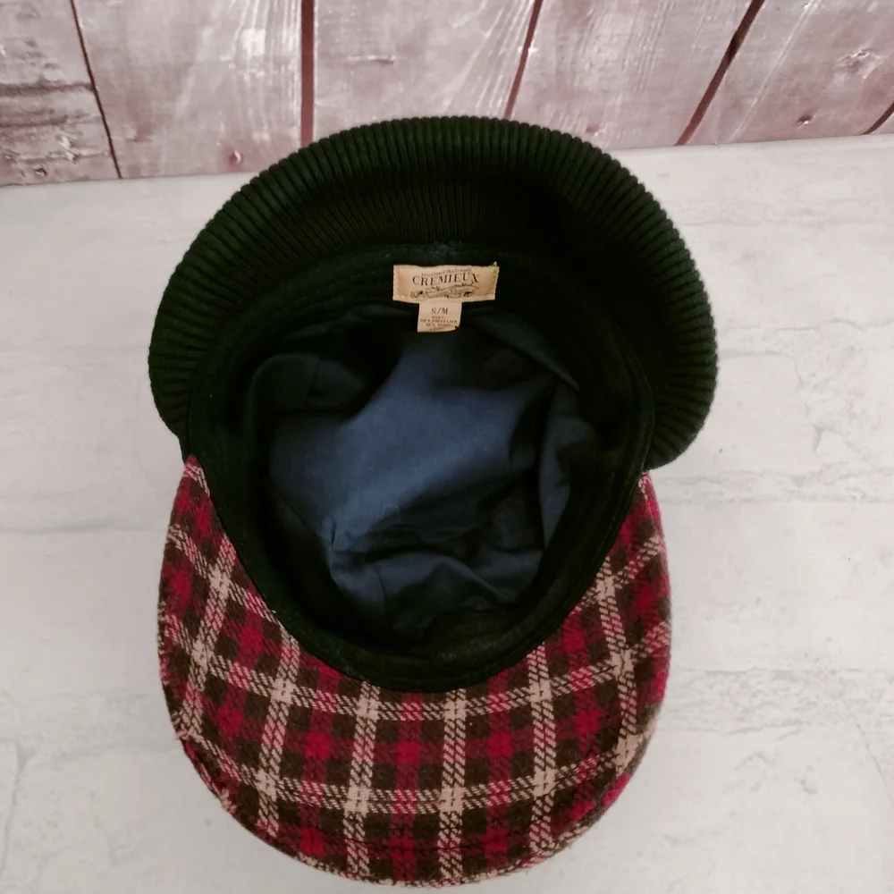 Daniel Cremieux Black Polyester Wool Blend Cap